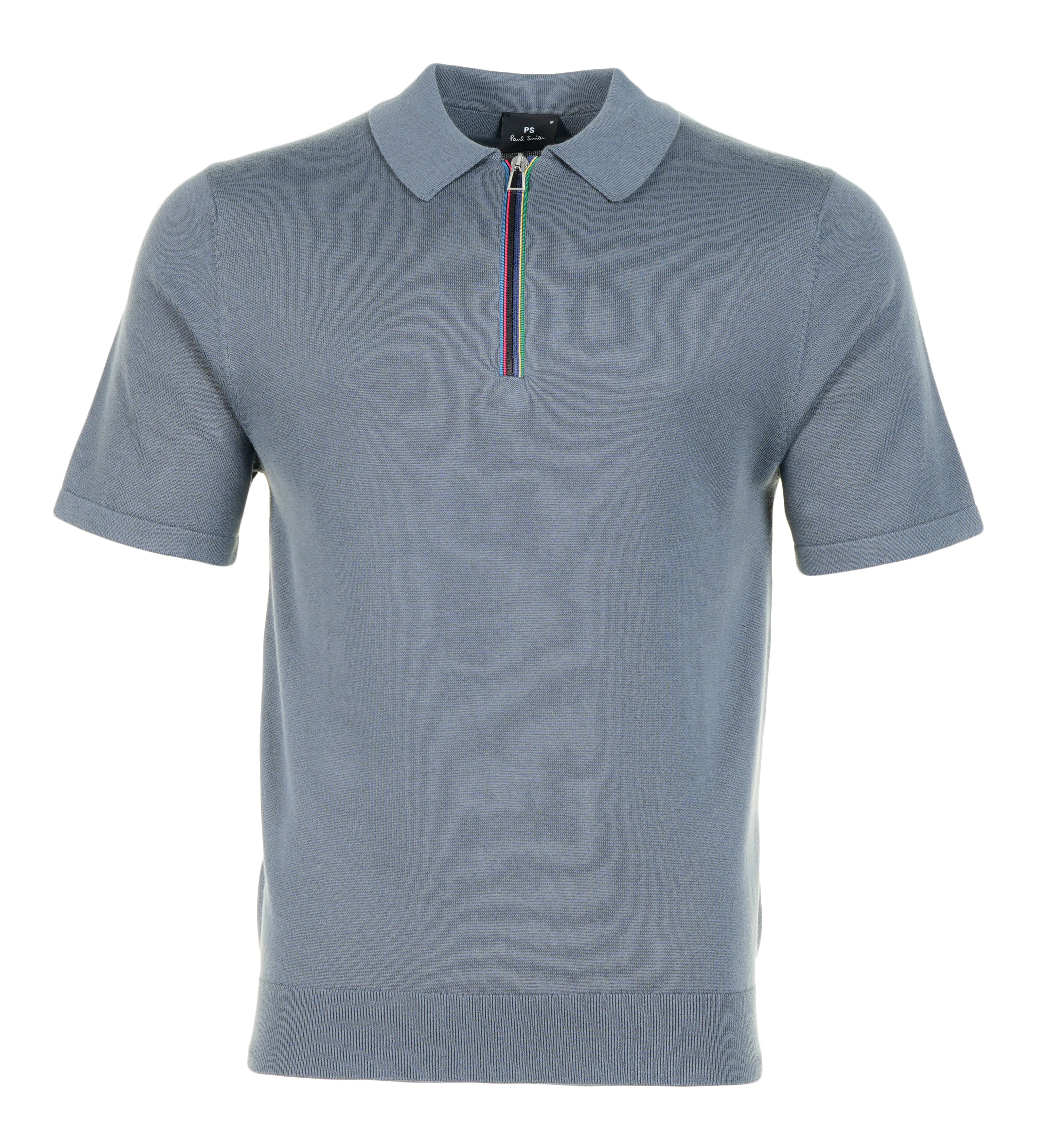 Sport Stripe Short Sleeve Polo Shirt 75 Anthracite