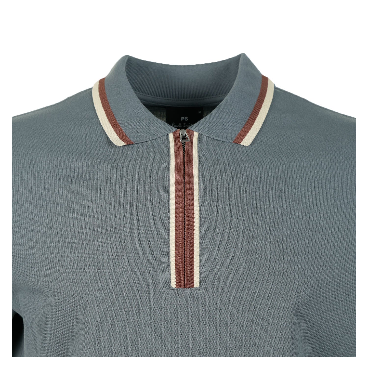 Zip Polo Shirt Anthracite