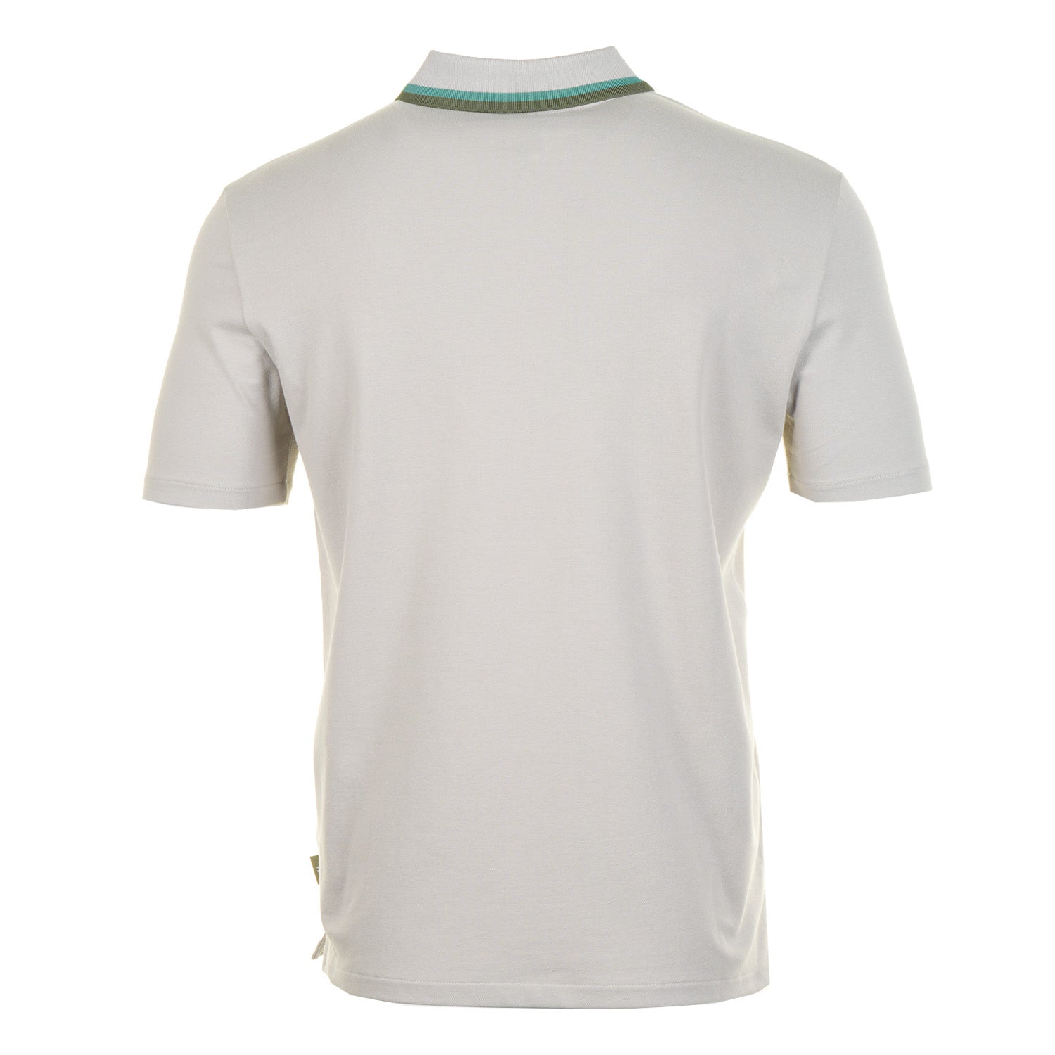 Zip Polo Shirt 70A Greige