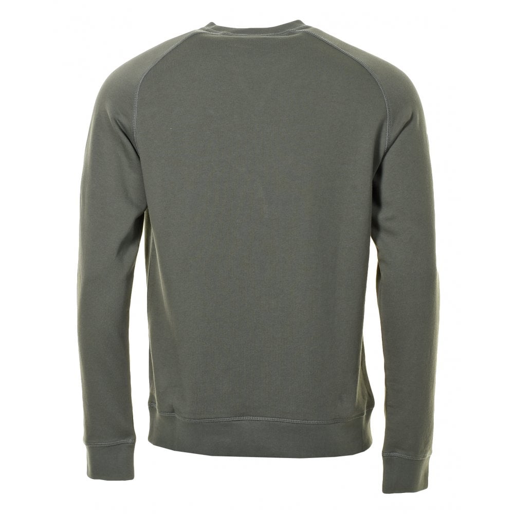 Casual Westart Sweatshirt Open Green