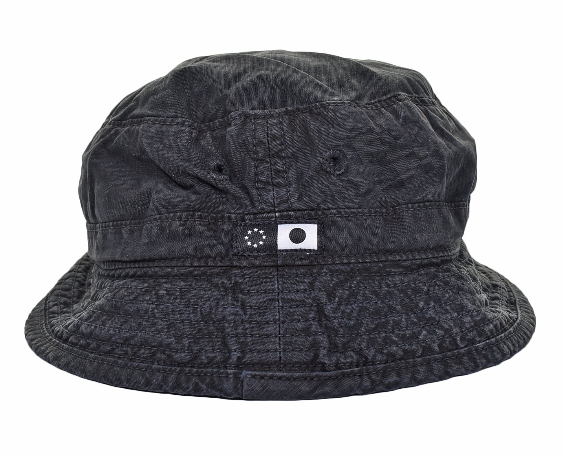 Rip Stop Bucket Hat Black