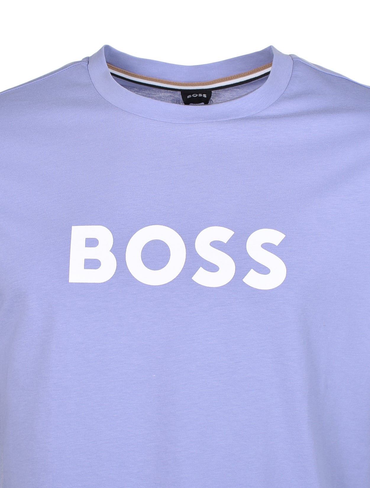 Beachwear Logo T Shirt Light Pastel Purple