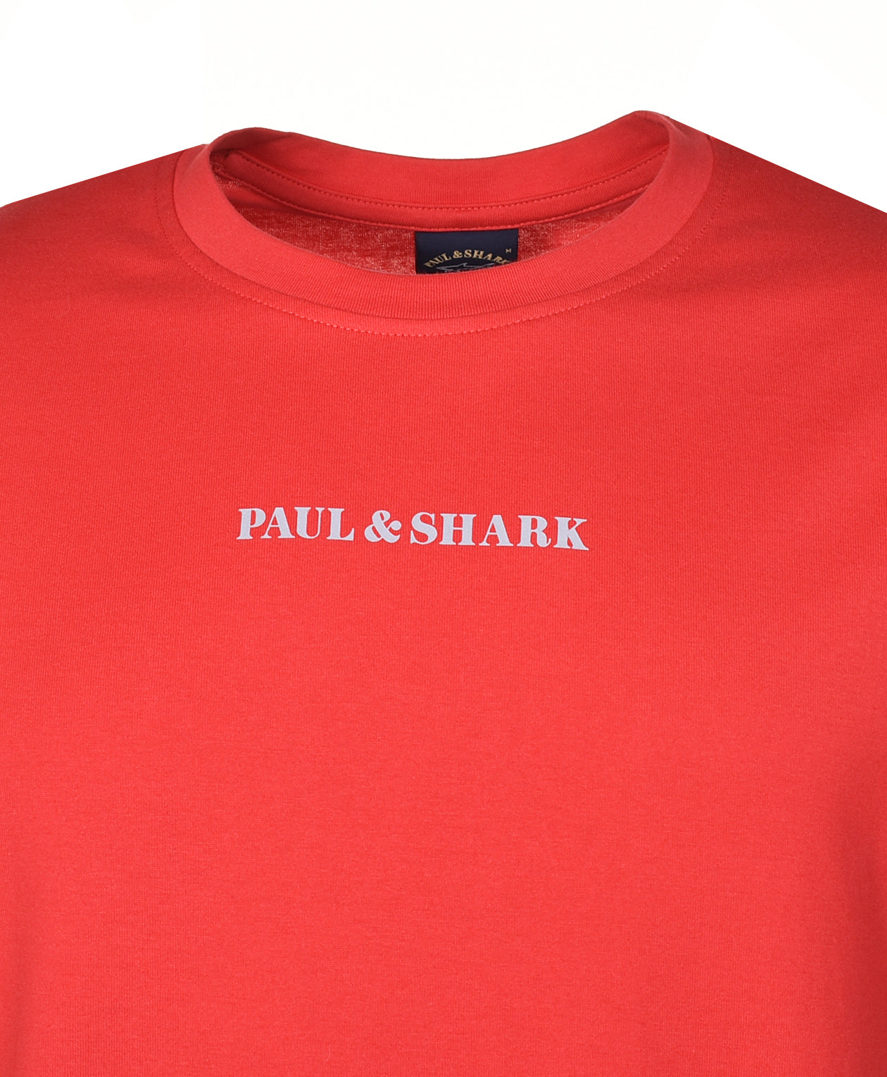 Small Centre Reflective Logo T Shirt Red