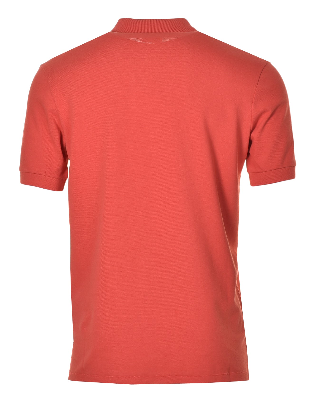 Regular Fit Short Sleeve Zebra Polo Shirt Red