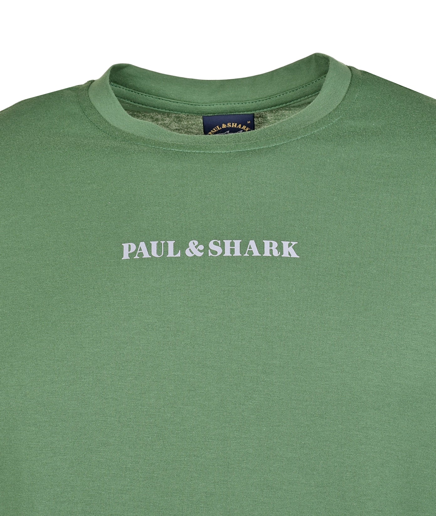 Small Centre Reflective Logo T Shirt Green