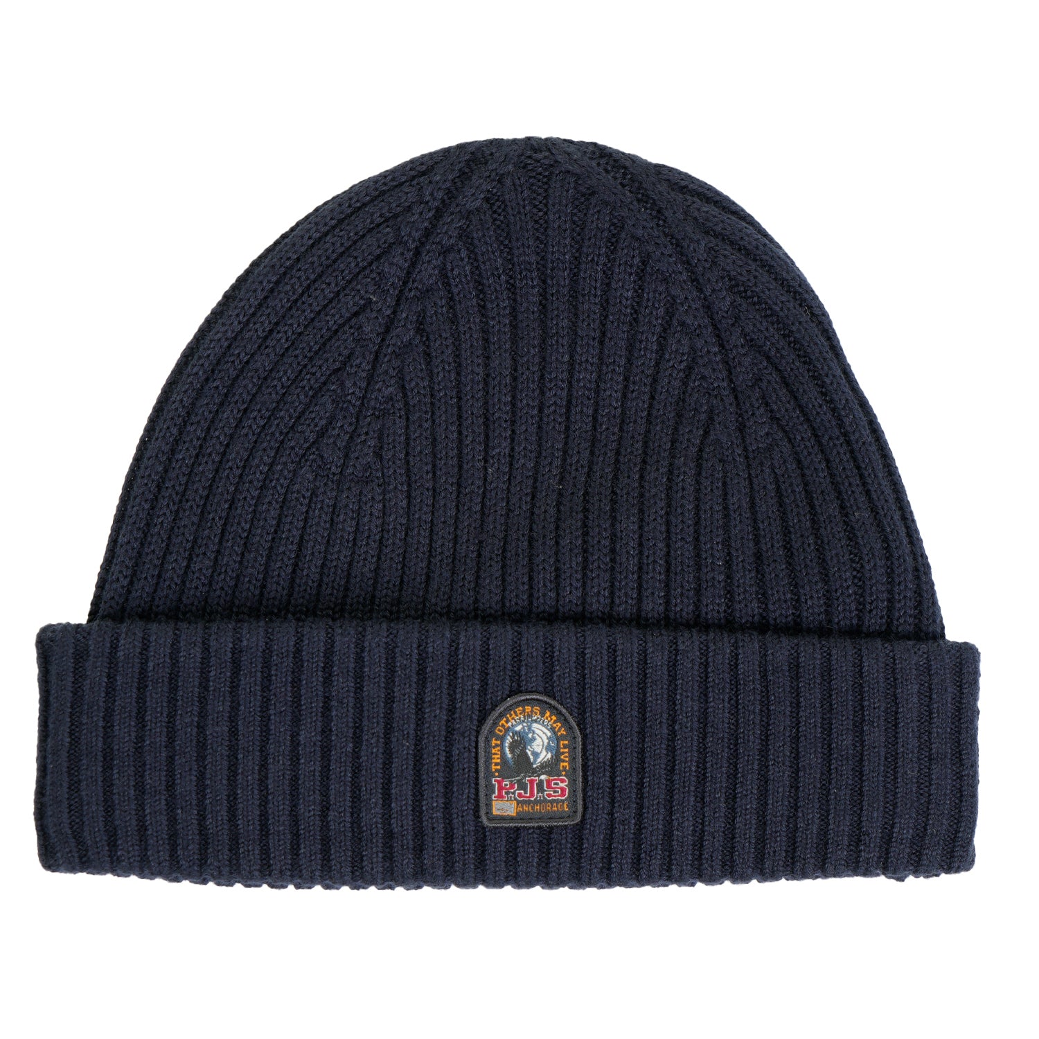 Ribbed Beanie Hat Dark Navy