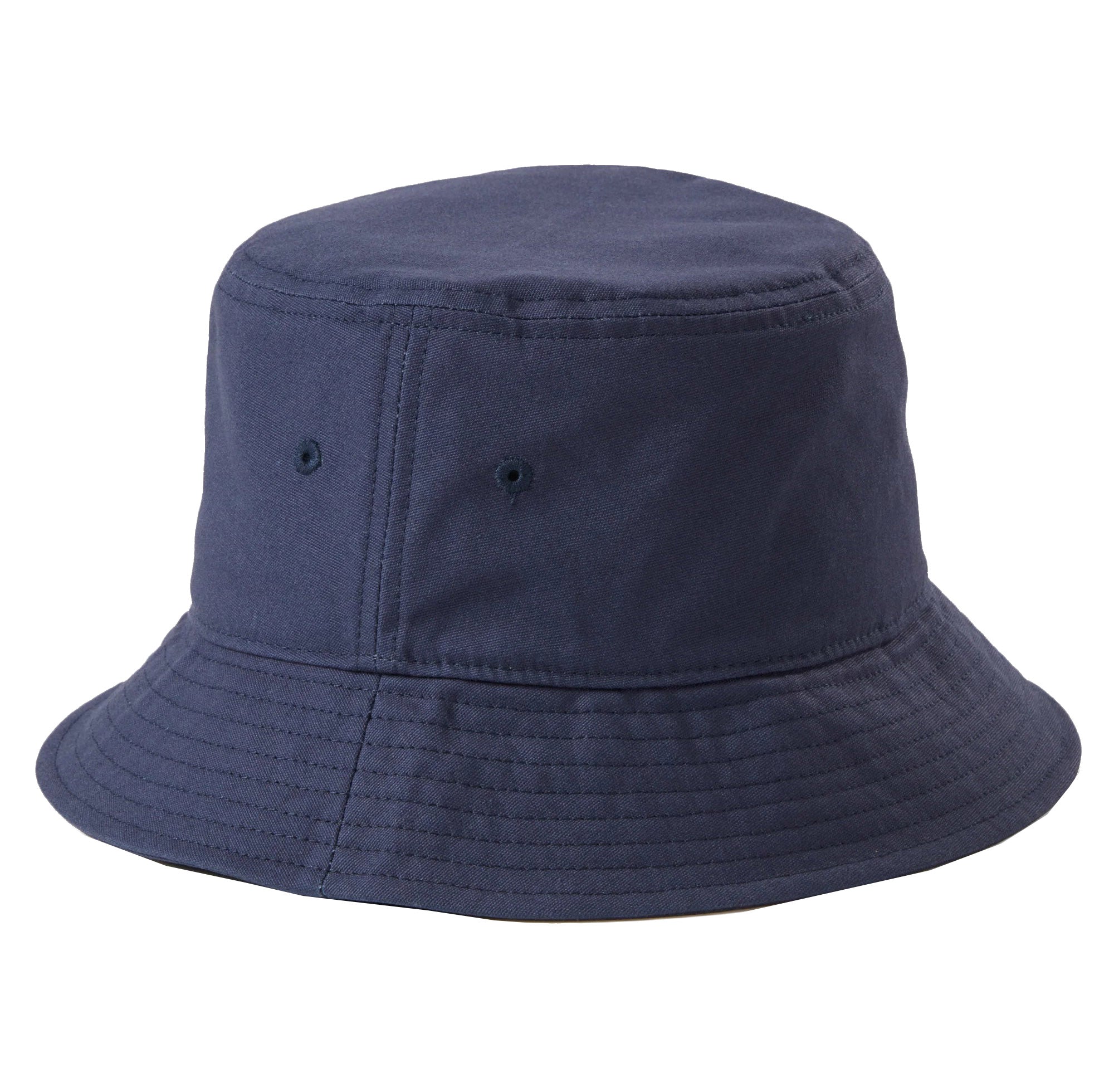 Sandbanks Badge Logo Bucket Hat Navy