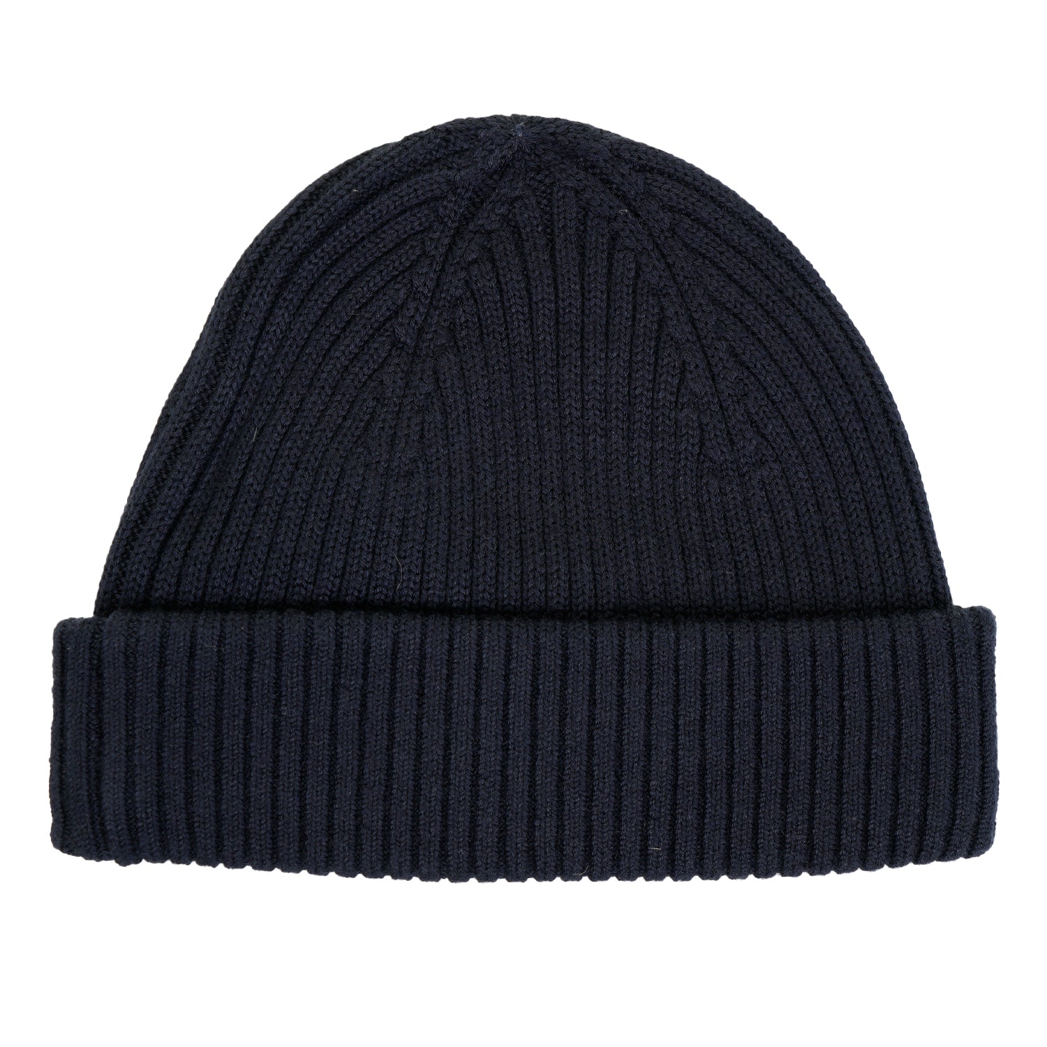 Ribbed Beanie Hat Dark Navy