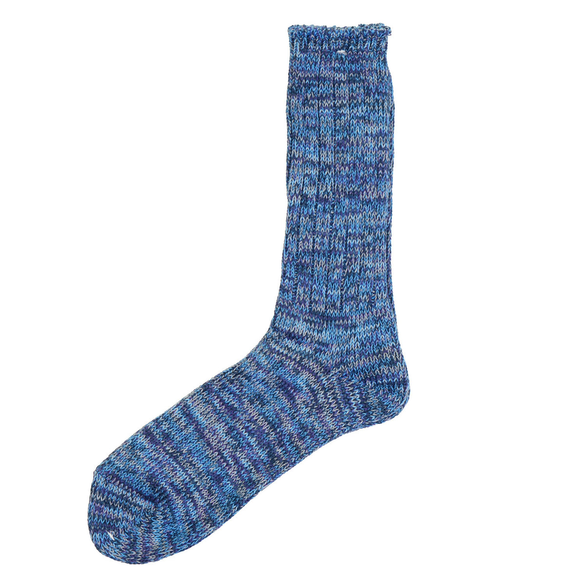 5 Colour Mix Crew Sock Navy