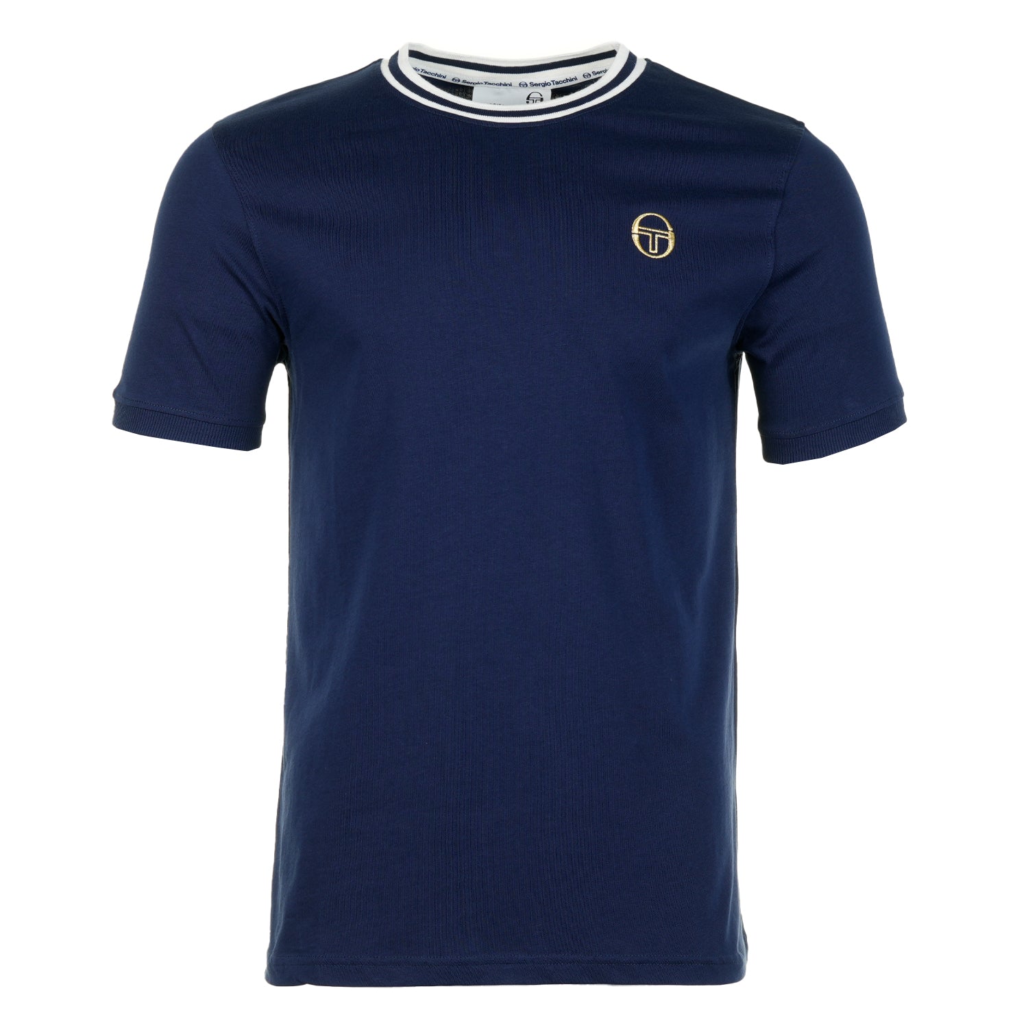 Short Sleeve Rainer Tee Maritime Blue Gardenia