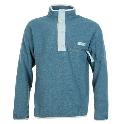 Helvetia 2 Printed Half Snap Fleece Everblue