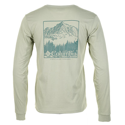 Long Sleeve CSC Seasonal Logo T Shirt Safari