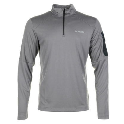 Long Sleeve Tech Knit 1/4 Zip City Grey Black