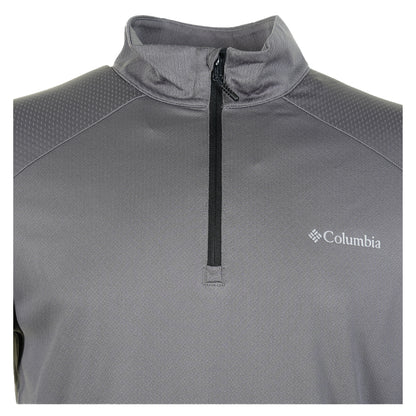 Long Sleeve Tech Knit 1/4 Zip City Grey Black