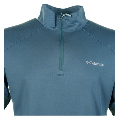 Long Sleeve Tech Knit 1/4 Zip Everblue Crushed Blue