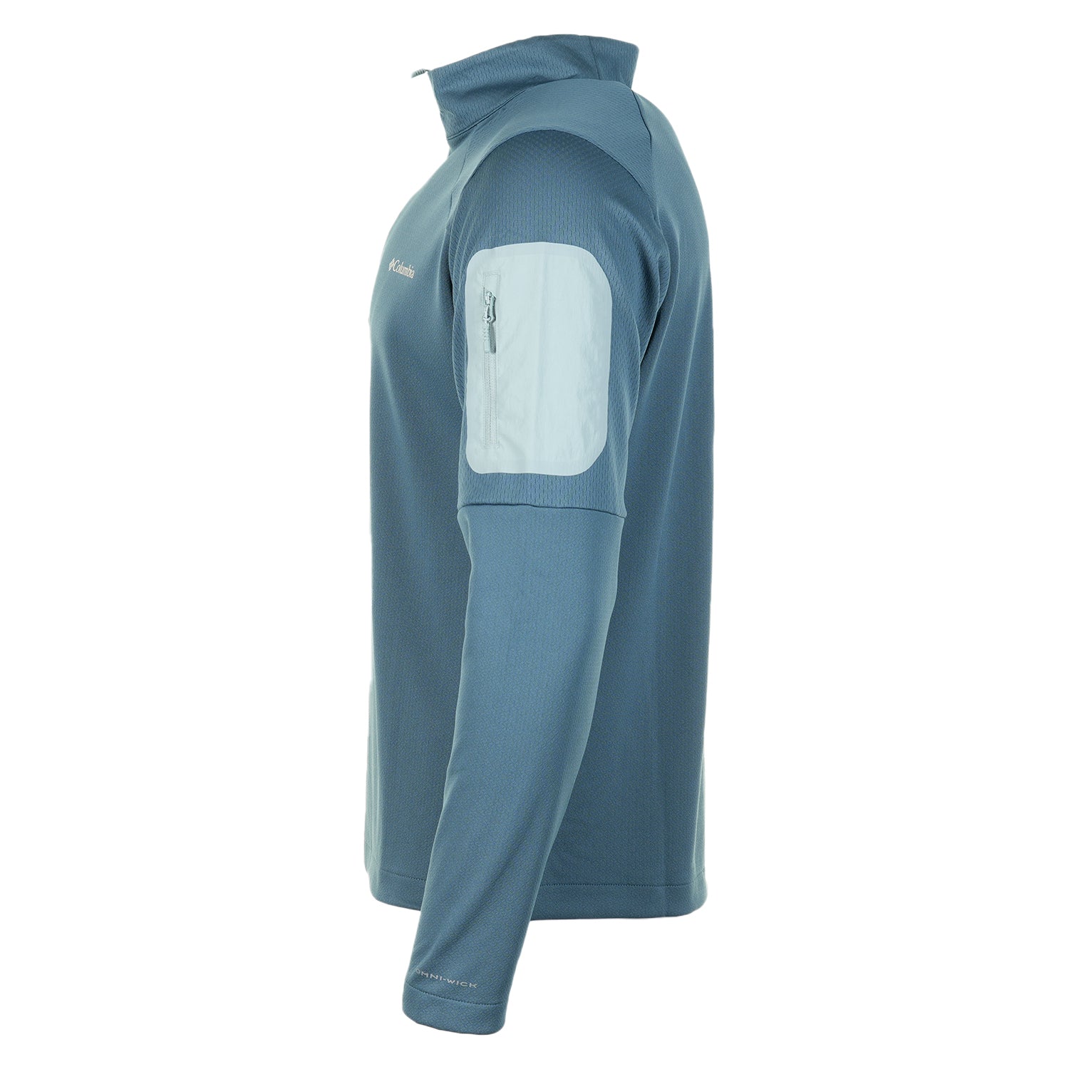 Long Sleeve Tech Knit 1/4 Zip Everblue Crushed Blue