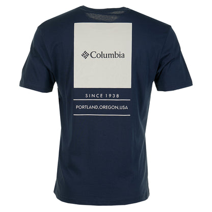 Short Sleeve Barton Springs Tee Collegiate Navy