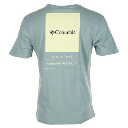 Short Sleeve Barton Springs Tee Crushed Blue Citron Haze