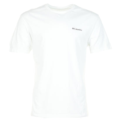 Short Sleeve CSC Basic Logo Graphic T Shirt White