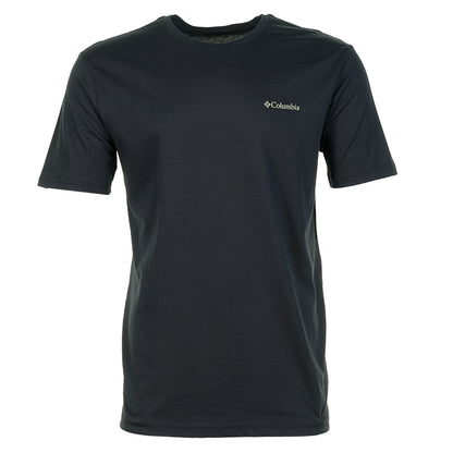 Short Sleeve North Cascades Tee Black Framed Treebark