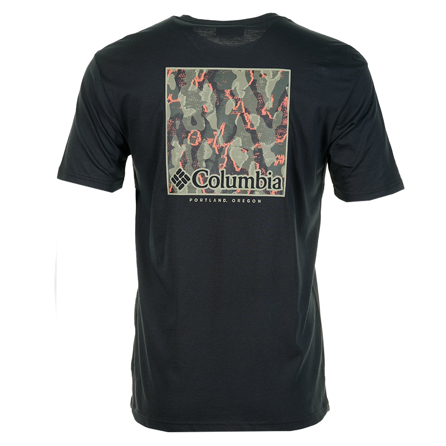 Short Sleeve North Cascades Tee Black Framed Treebark