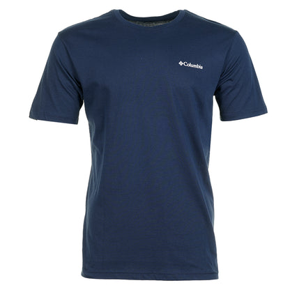 Short Sleeve North Cascades Tee Collegiate Navy Framed