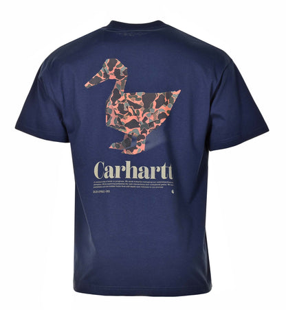 Short Sleeve Fold Duck T Shirt Air Force Blue