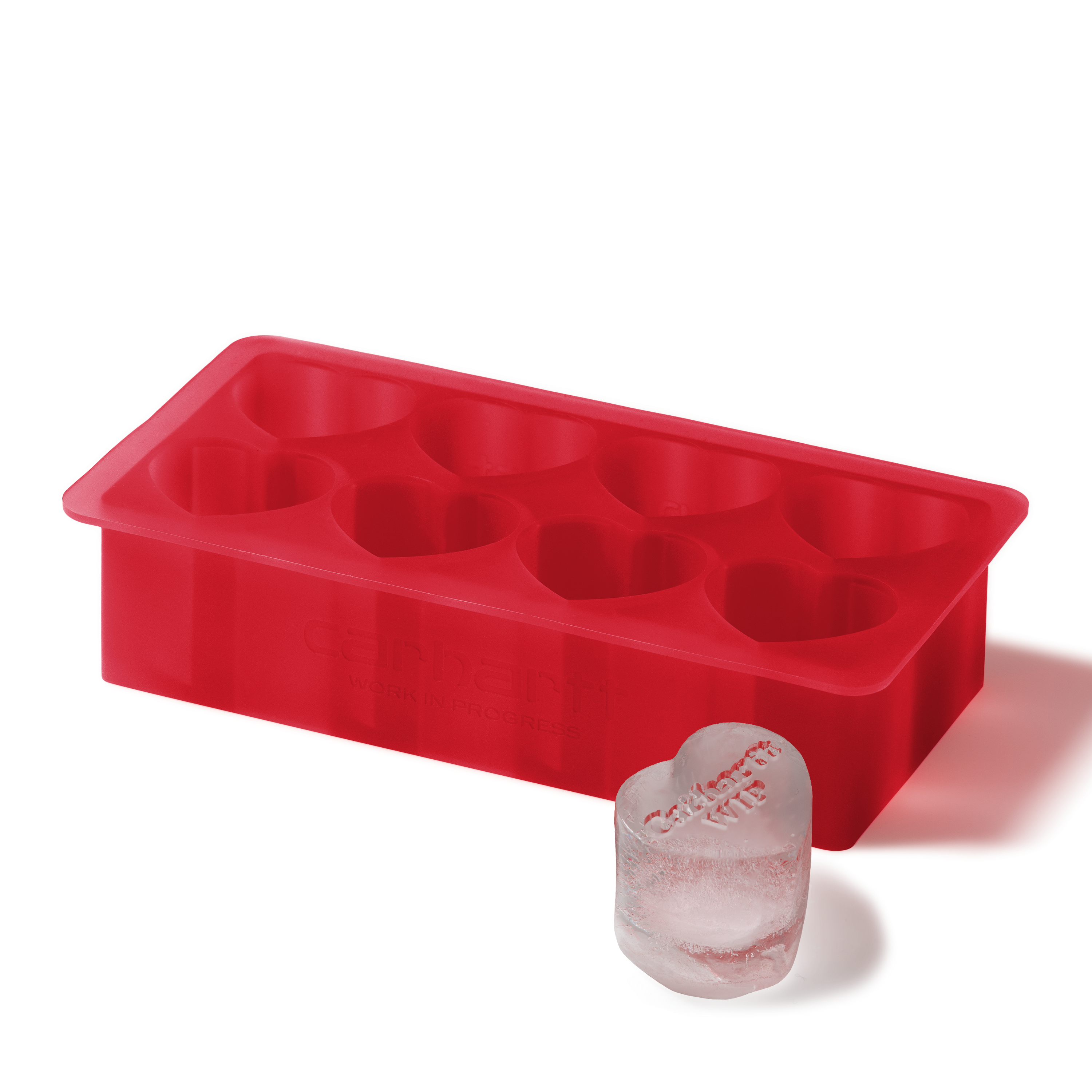 Heart Ice Cube Tray Scarlet