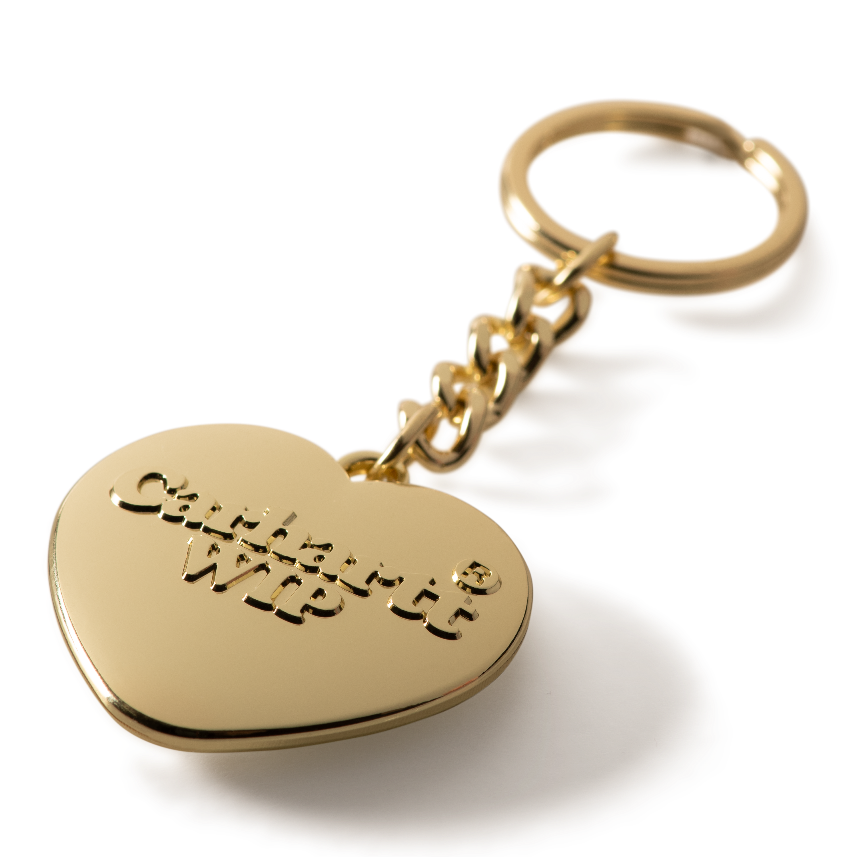 Heart Keychain Gold