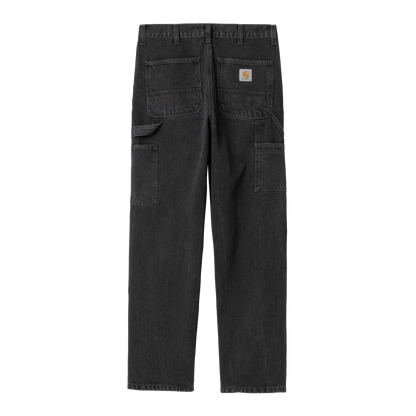 Carhartt WIP Double Knee Pant Black Stone Washed Denim