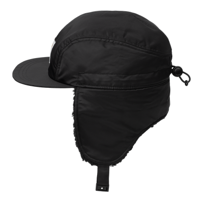 side of Carhartt Oltera Ear Guard Cap Black