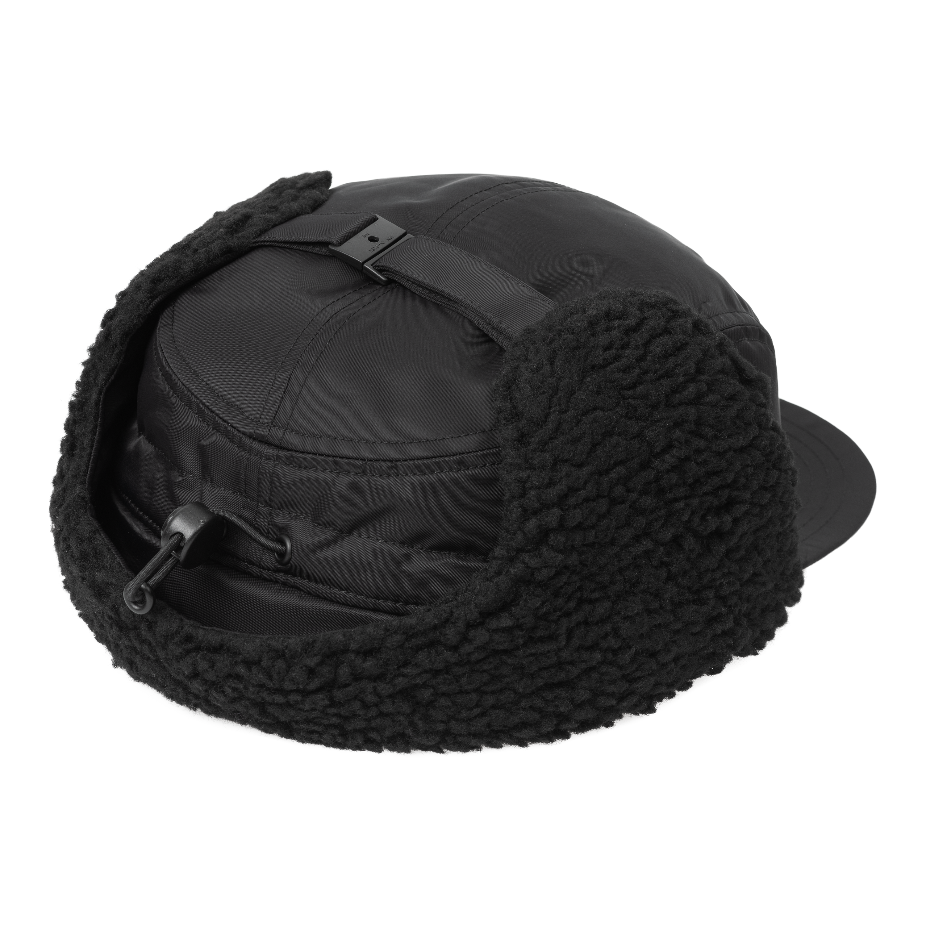 Back of Carhartt Oltera Ear Guard Cap Black