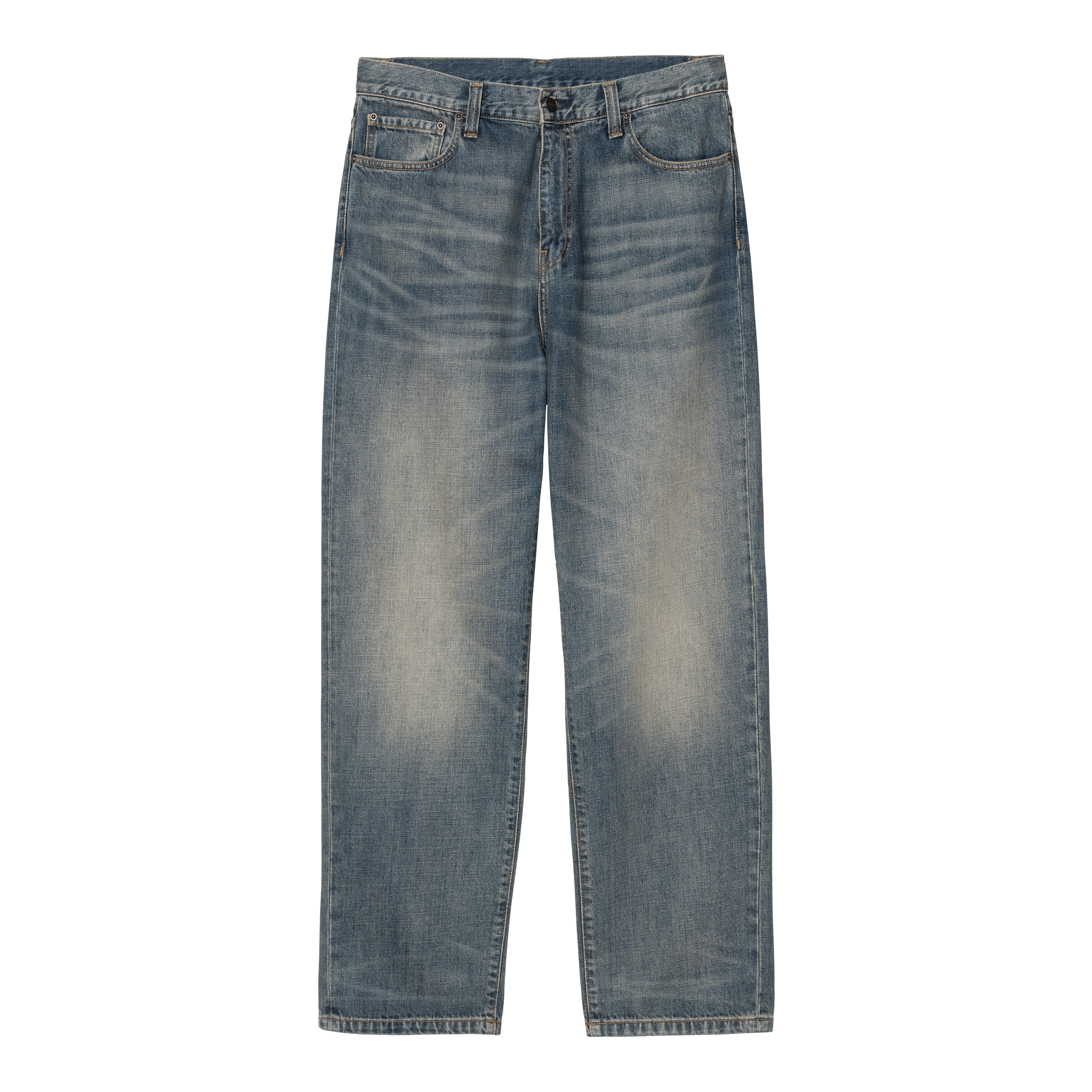 Aaron Pant Camano Denim Blue Worn Used Wash