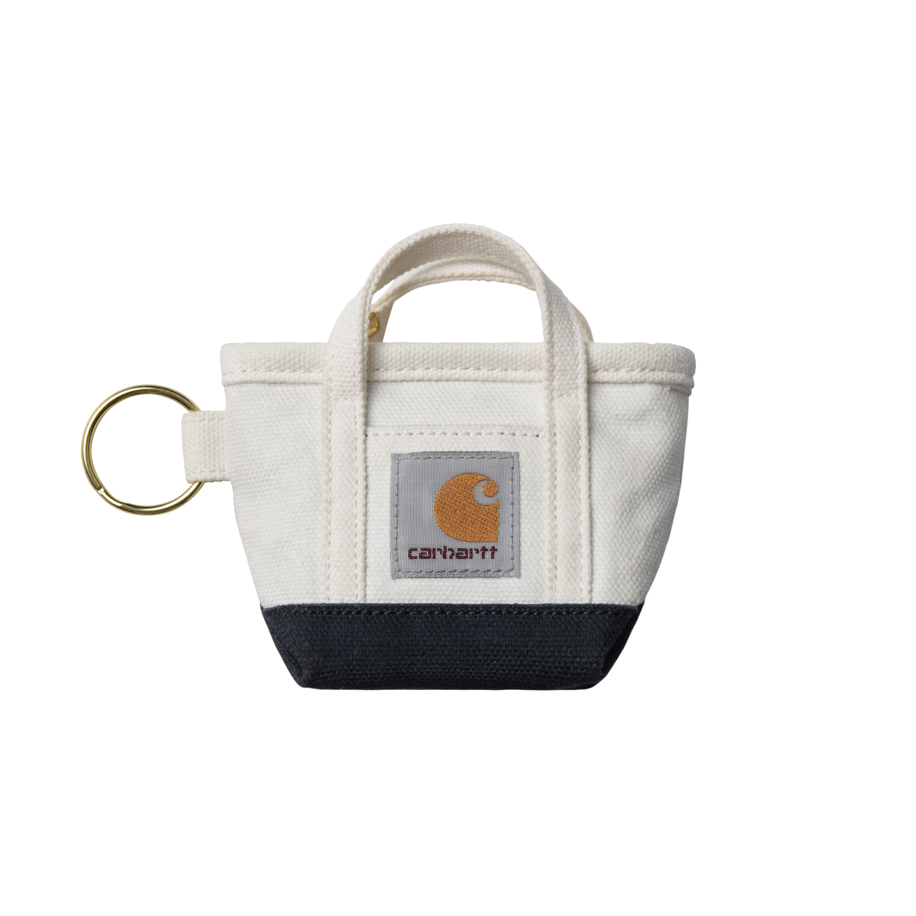 Tote Bag Keychain Natural Blue