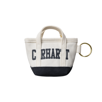 Tote Bag Keychain Natural Blue