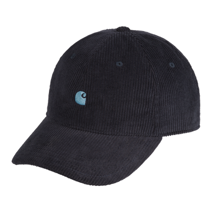 Harlem Corduroy Cap Navy White