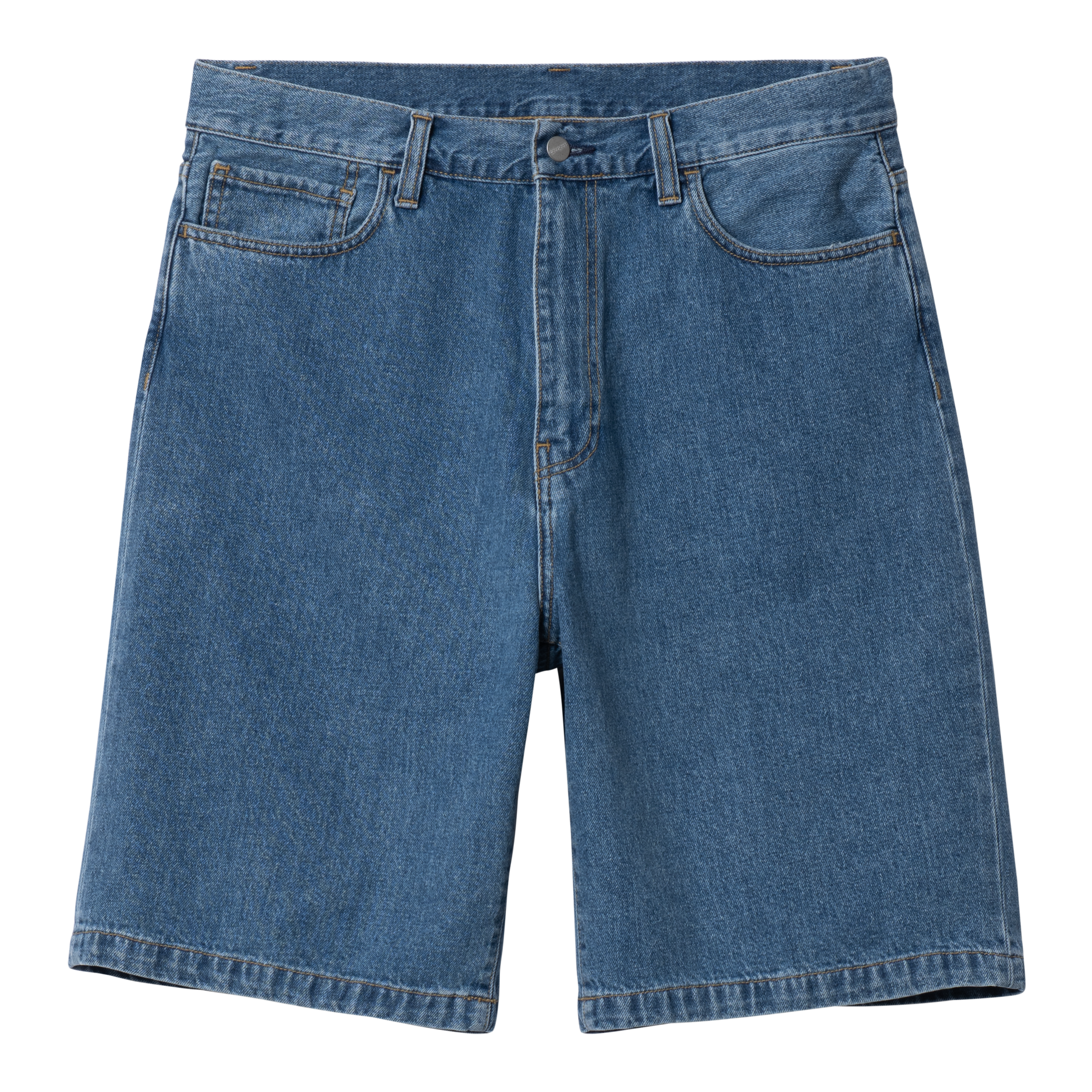Landon Denim Short Blue Heavy Stone Washed