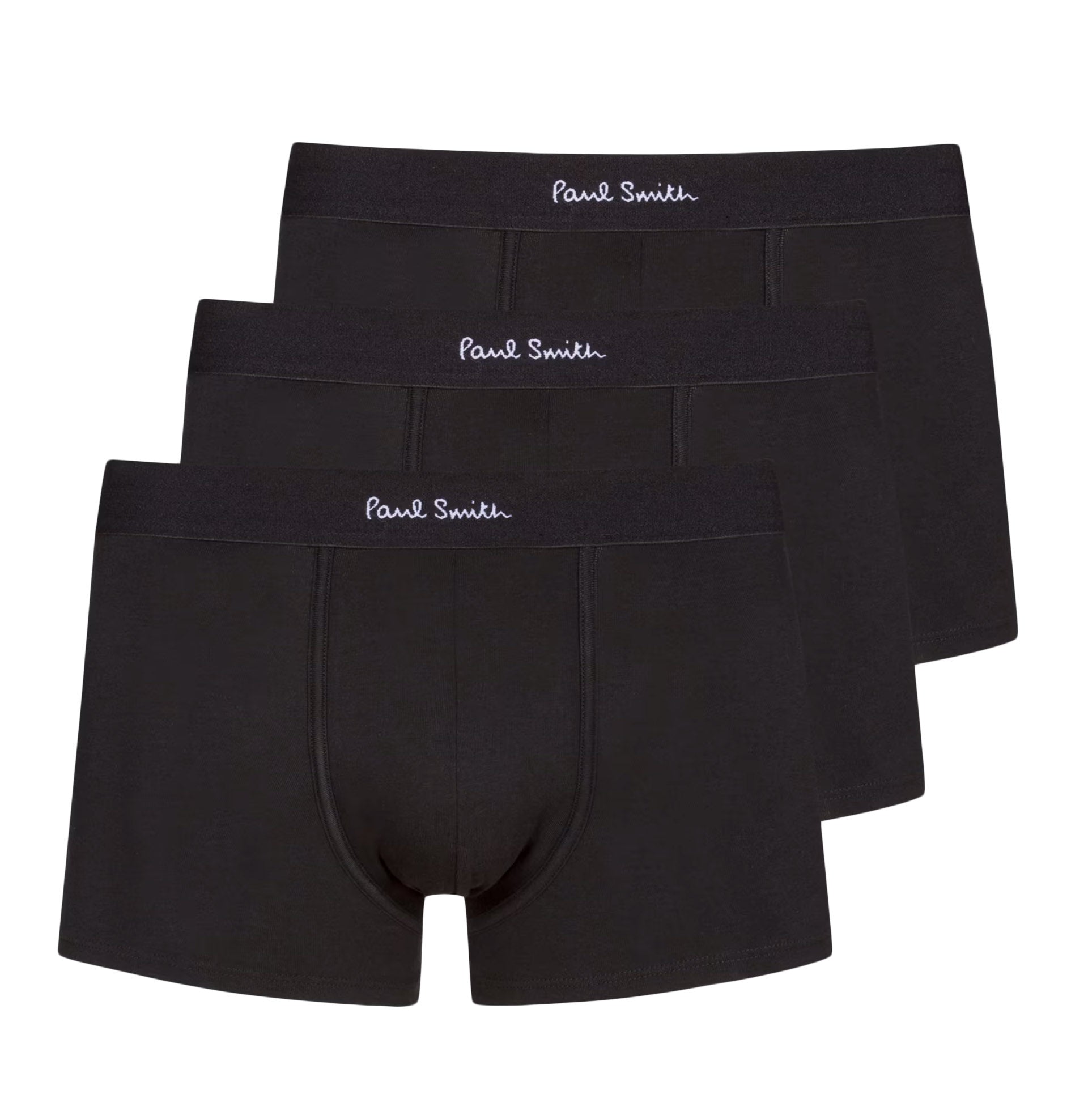 3 Pack Trunk Boxers Plain Black