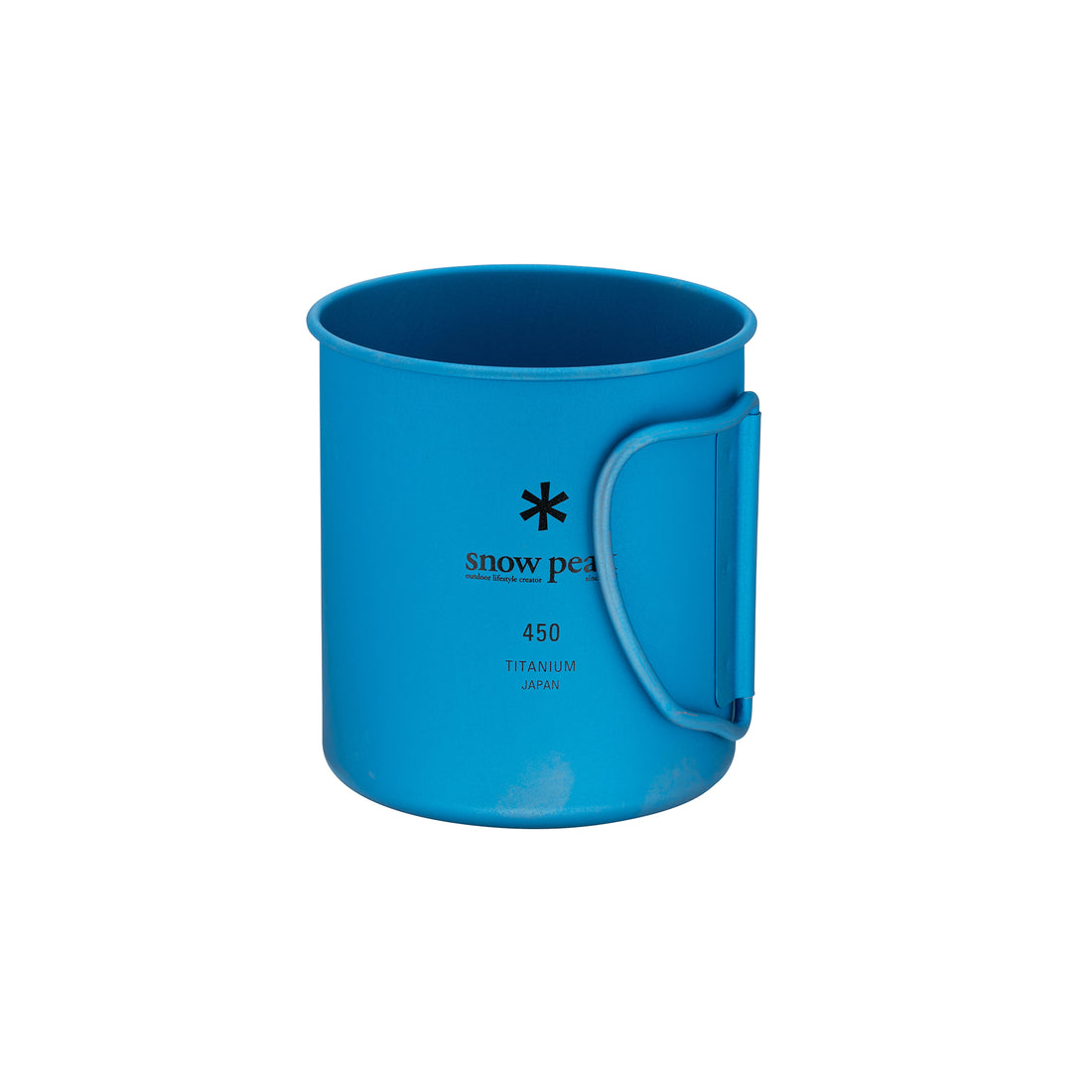 Titanium Single walled Cup Blue