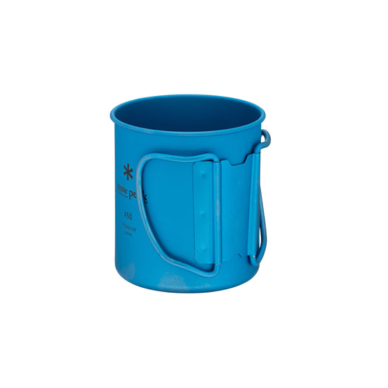 Titanium Single walled Cup Blue