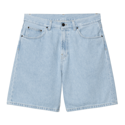 Nolan Denim Shorts Bleached Blue