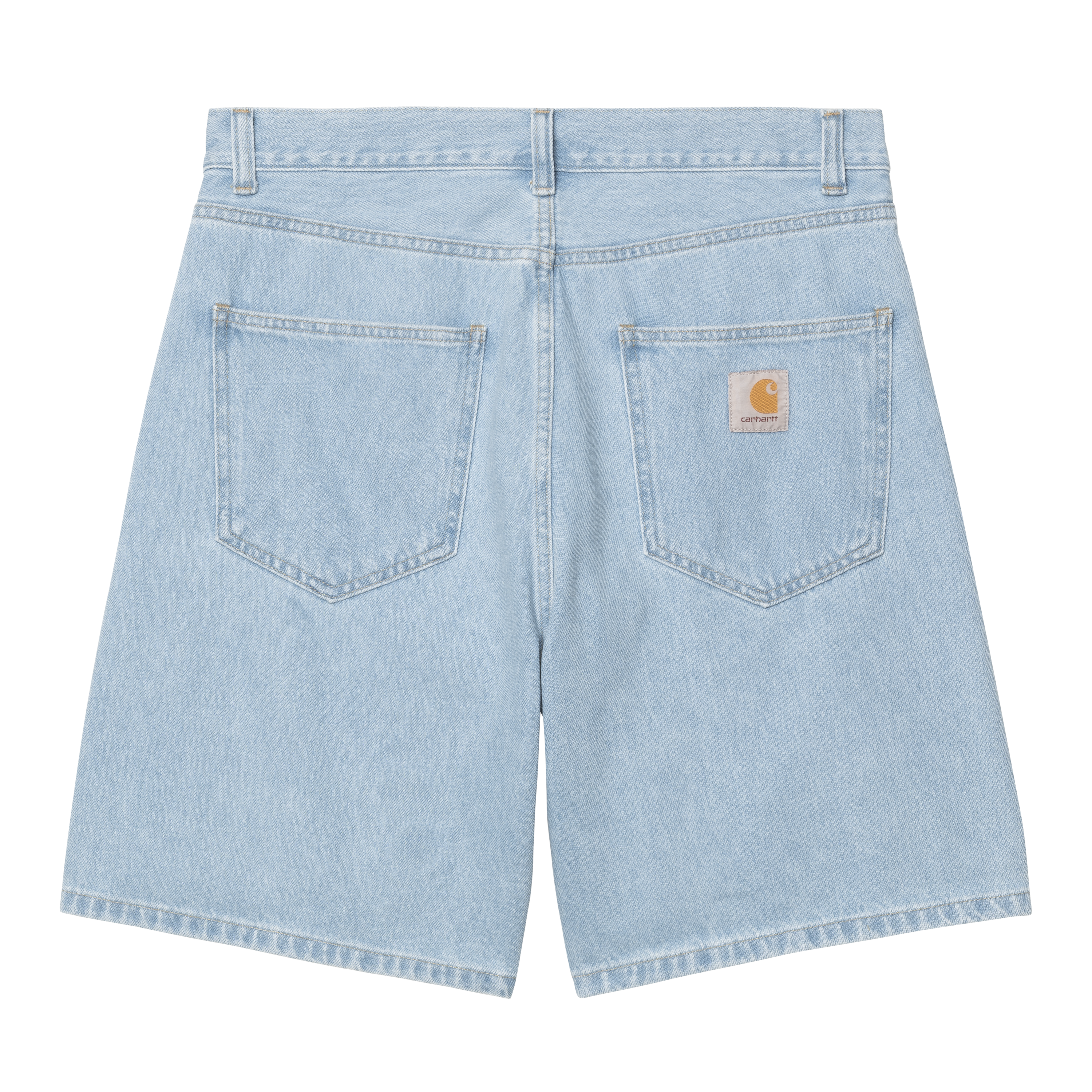 Nolan Denim Shorts Bleached Blue