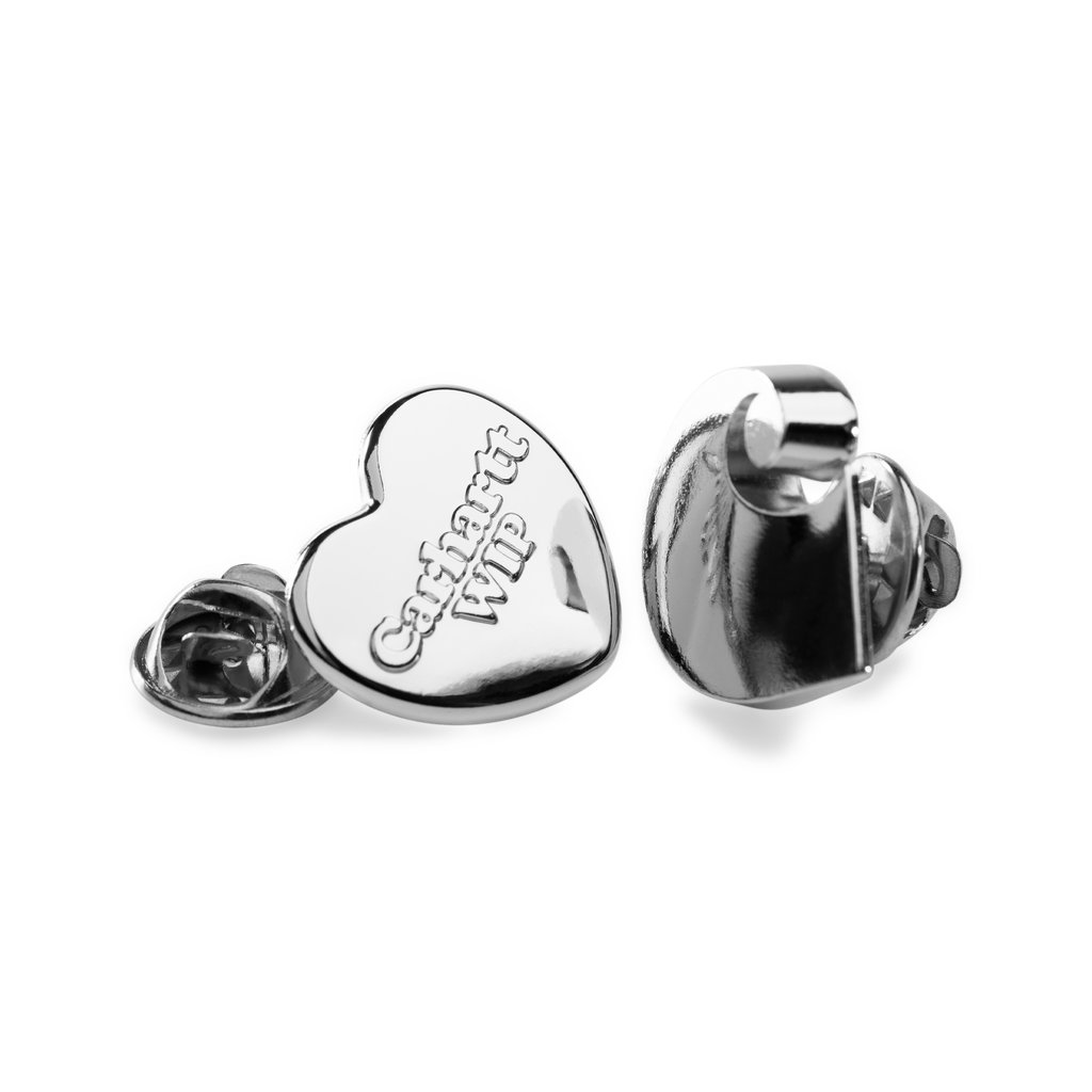アクセサリー - CLASSICGENTLEMAN HEART PIN - SILVER Hearts Pins Set Silver – Ragazzi Clothing