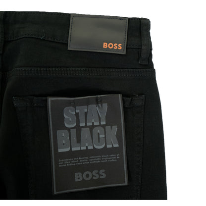 Re Maine Regular Fit Stretch Jeans 003 Black