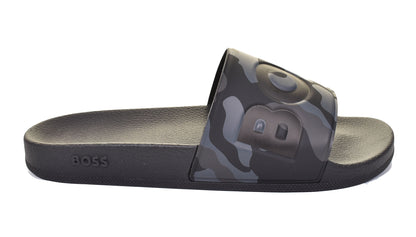 Aryeh Slide Camo Dark Grey