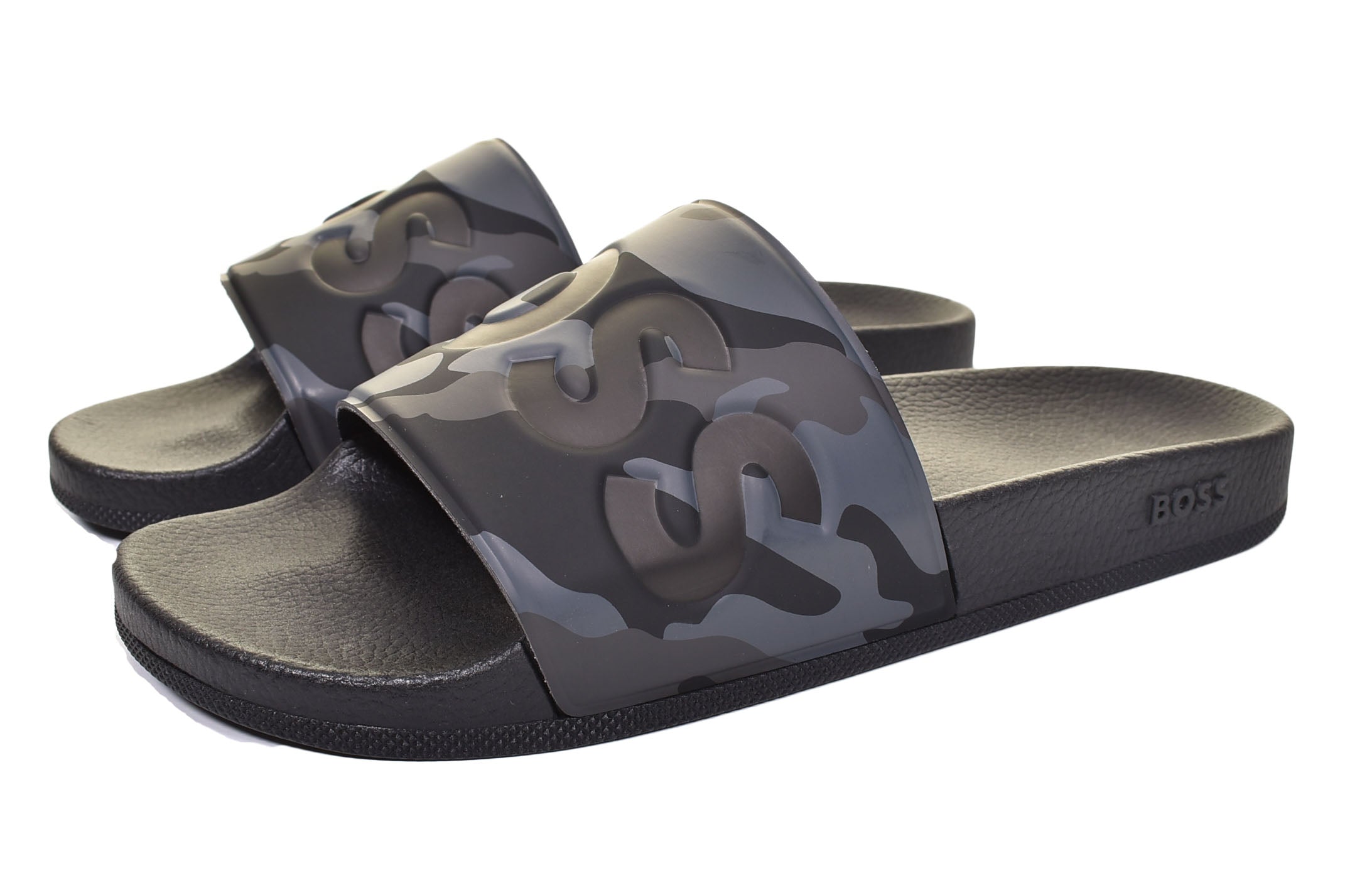 Aryeh Slide Camo Dark Grey