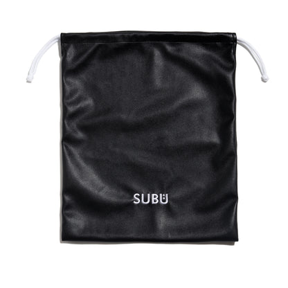 Subu Eco Leather Slippers Black