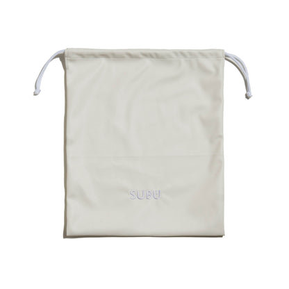 Subu Eco Leather Slippers White