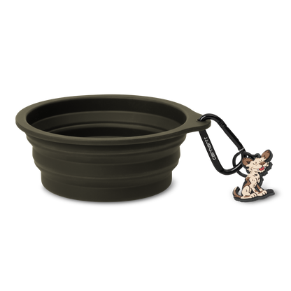Wild Dog Foldable Bowl Olive Wax