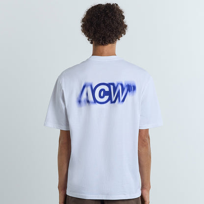 Back image of A Cold Wall Spin T-Shirt in white